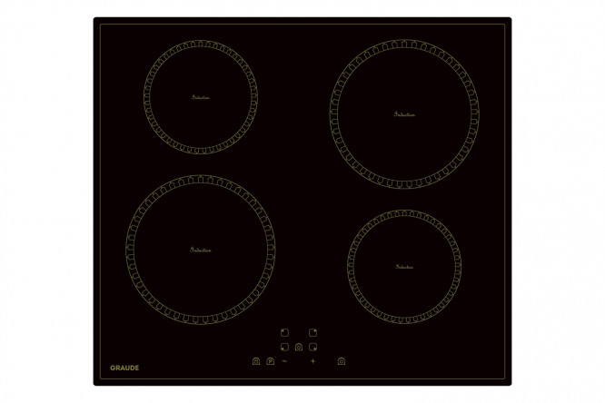Изображение товара Индукционная варочная панель GRAUDE IK 60.1 59 см стеклокерамика четырёхзонная