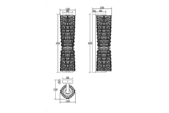 Бра MAYTONI DECORATIVE LIGHTING Modern Coil 3 кв.м, LED