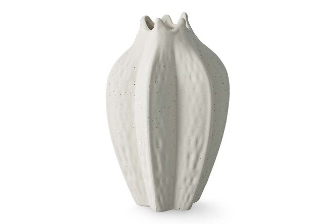 Изображение товара Ваза HOFF Florentino 19 см керамика белая для цветов и декора