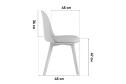 Стул с подушкой Stool Group Fog 50х80х45 см