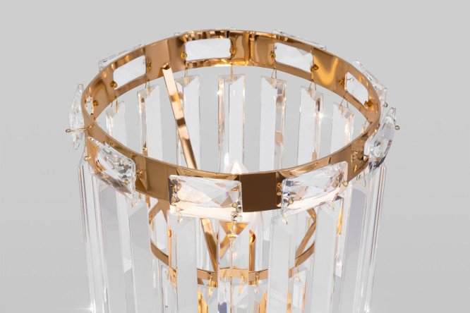 Светильник настольный с выключателем EUROSVET Elegante E14, 20x45x20 см