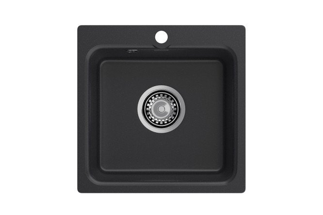Изображение товара Врезная мойка GRANFEST Smart GF-SM430 из мраморного композита 43,2х43,2 см