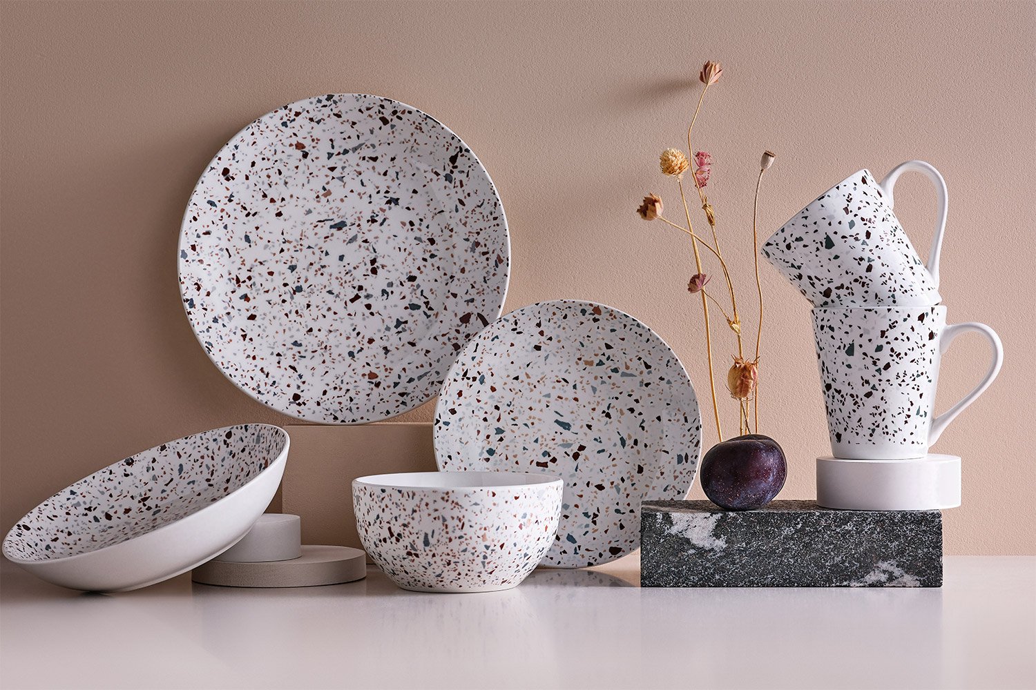 Набор столовой посуды Hoff Granite