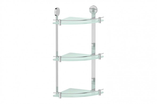 Изображение товара Полка угловая 3-ярусная Harmonie 25.3x55.6x25.3 см