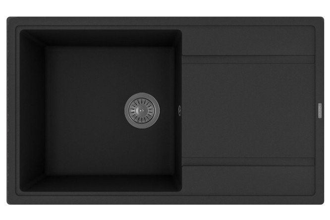 Изображение товара Врезная кухонная мойка Липси 860 из кварцевого композита с крылом