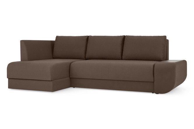 Изображение товара Угловой диван-кровать Силенд с левым углом, механизм Еврокнижка, размеры 241х82х142 см