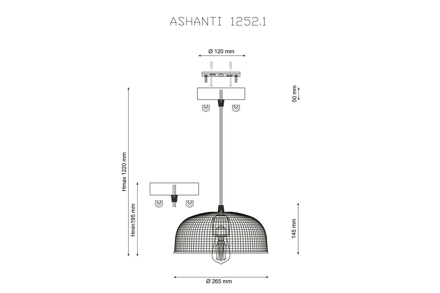 фото Люстра подвесная ashanti hoff