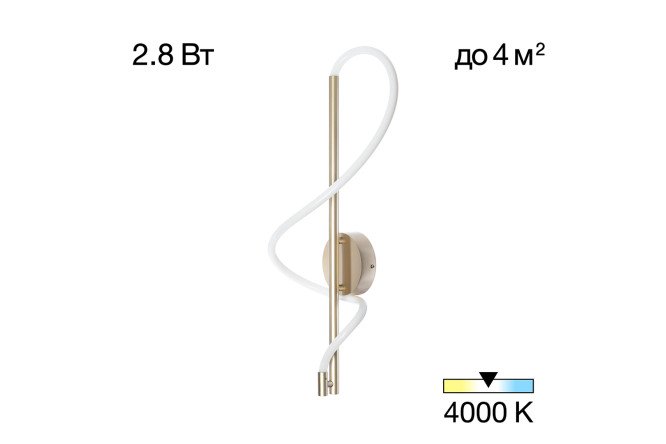 Бра CITILUX Eva 4 кв.м, LED