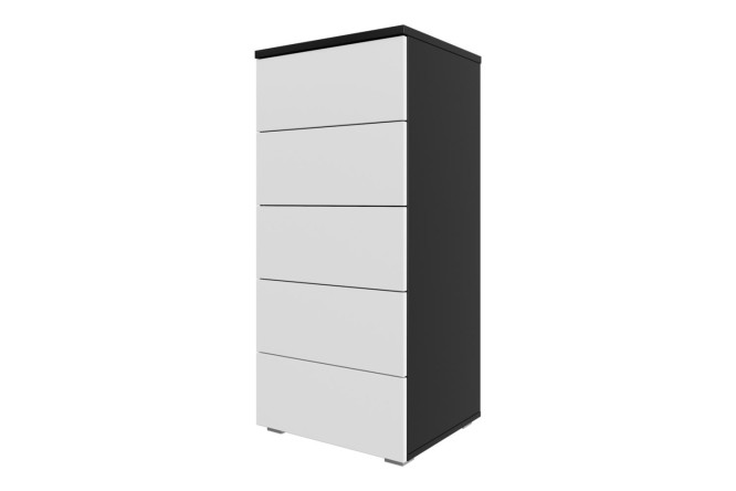 Изображение товара Комод Оскар Мун 50,2х109,2х44 см антрацит с push to open