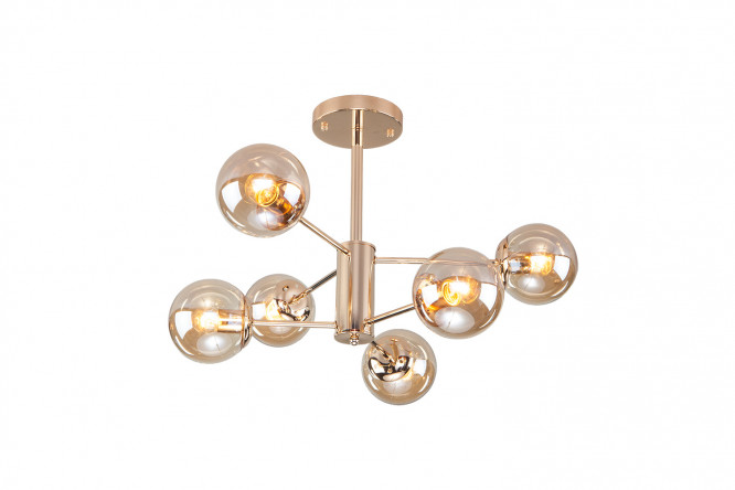 Изображение товара Люстра EUROSVET Ascot 24 кв.м. E27 планка 65x53x65 см стильная освещающая потолочная лампа