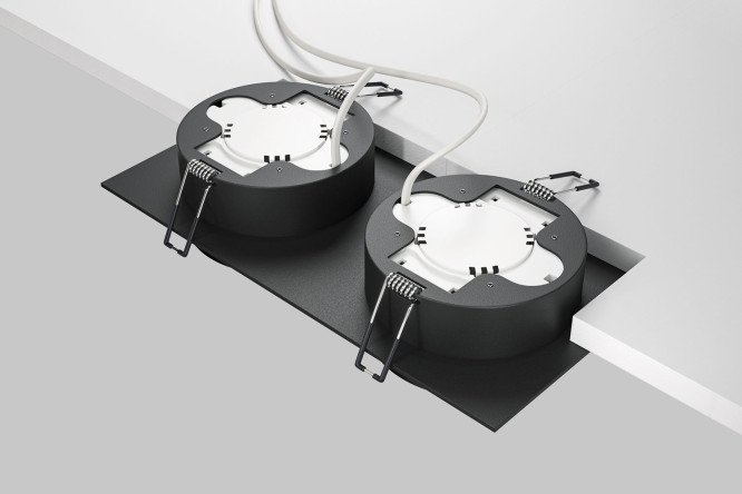 Светильник встраиваемый MAYTONI Downlight Hoop 22x4.5x11 см, GX53