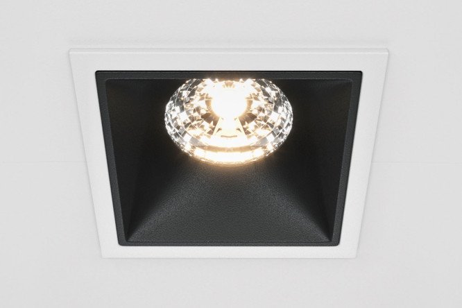 Светильник встраиваемый MAYTONI Downlight Alfa 8.5x6.3x8.5 см, LED