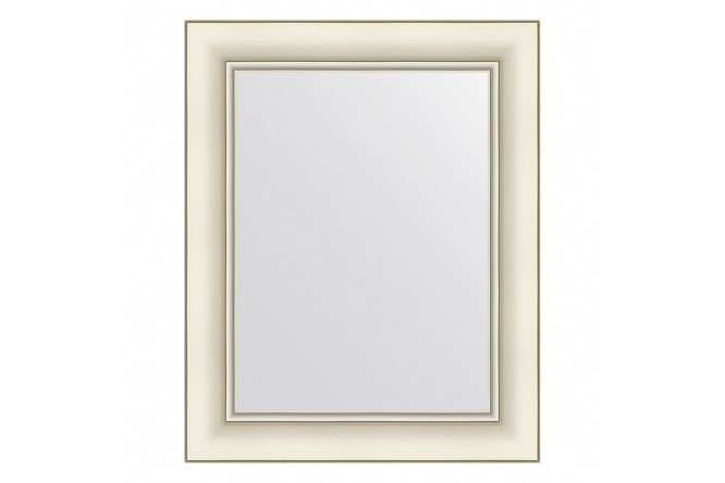 Изображение товара Настенное зеркало в багетной раме EVOFORM BY 7625 белое с серебром 41х51 см