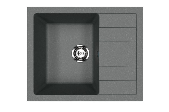 Изображение товара Мойка врезная ULGRAN U-607-343 с крылом 61х50х19.5 см