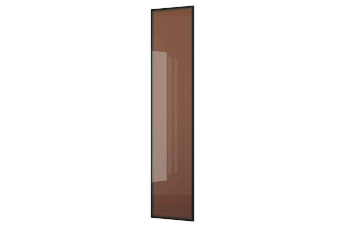 Изображение товара Дверь для шкафа HOFF Блокс Того закаленное стекло (бронза) шириной 50 и высотой 236, МДФ, цвет чёрный