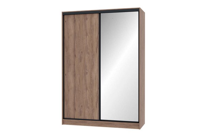 Изображение товара Шкаф-купе Home 160х229,5 см, дуб табачный Craft, с одним зеркалом
