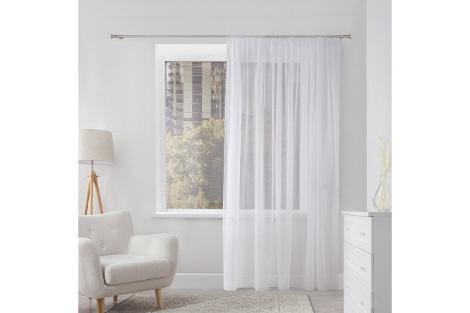 Изображение товара Тюль СW191 300х260 см, 1 шт., цвет белый