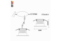 Светильник встраиваемый LED ST LUCE ST704 3 кв.м, 8x6x8 см, LED