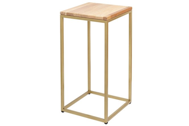 Изображение товара Столик под кашпо Tori 30х62.5 см из массива дуба и металла