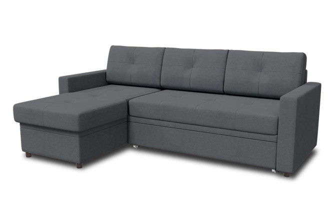 Изображение товара Угловой диван-кровать Лира с механизмом дельфин, размеры 224х90х153 см