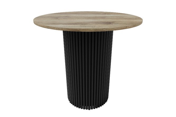 Изображение товара Стол Trubis Wood со трубчатым основанием 80x75x80 см для кухни и гостиной