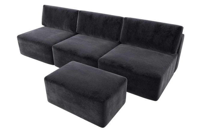 Изображение товара Диван-кровать модульный Лига 060 с пуфом - удобство и стиль