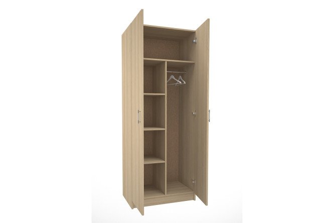 Шкаф 2-створчатый Ск2 80х198х50.6 см