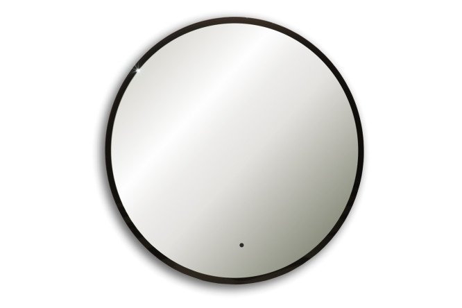 Изображение товара Зеркало с подсветкой Monaco Black LED 77x77 см стильное и яркое