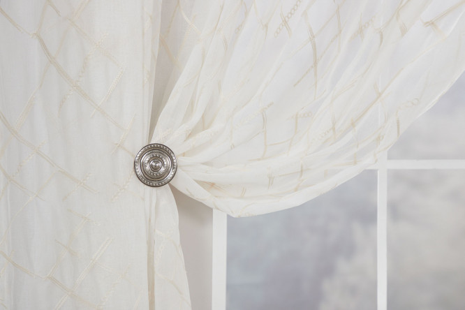 Изображение товара Тюль на ленте ESTUDI BLANCO Christiane 300х280 см 300х280 см, 1 шт.