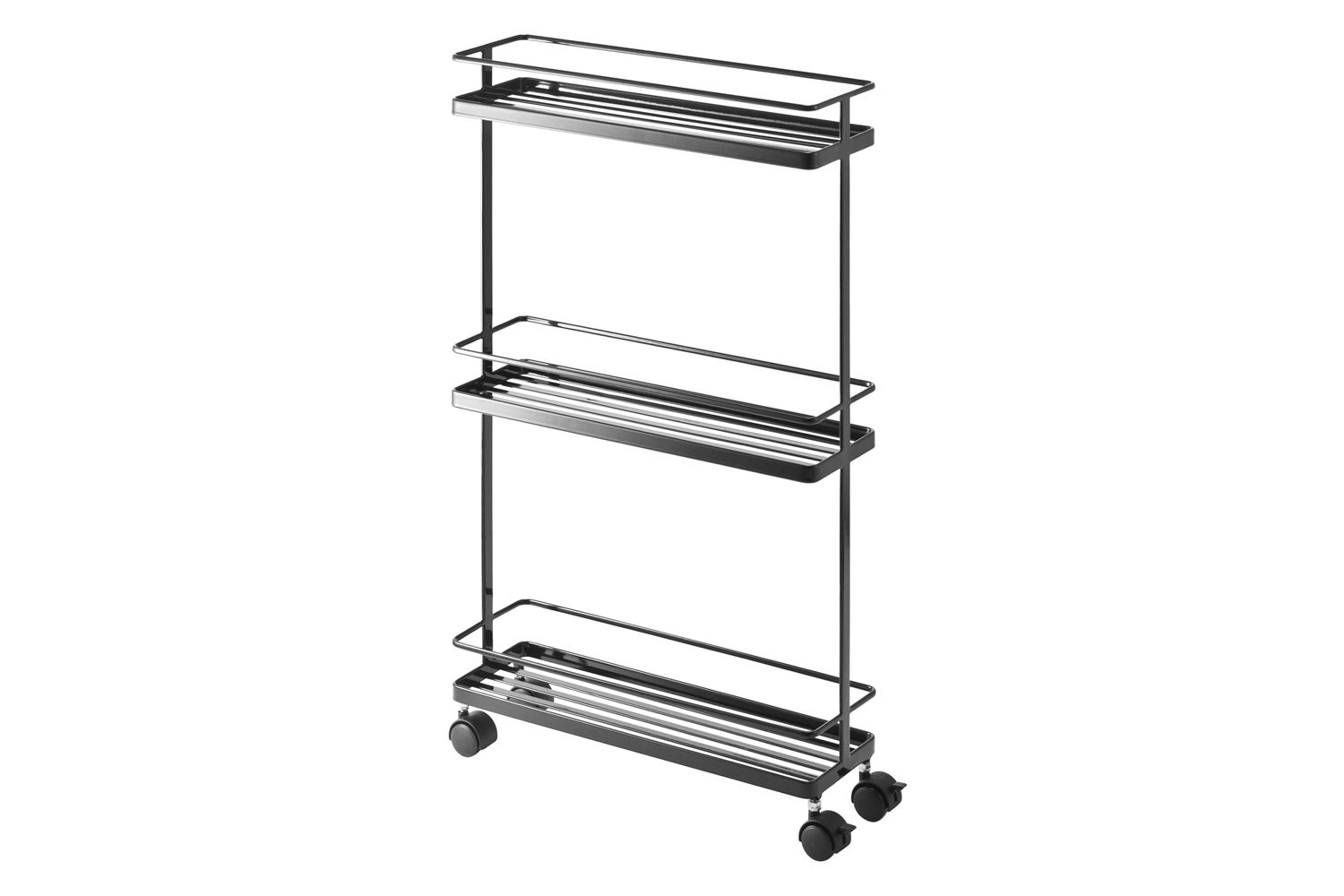 Этажерка Yamazaki Tower Rolling Kitchen Storage Cart, материал: металл