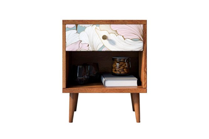 Изображение товара Тумба Berber с открытой полкой 40х50х35 см, ЛДСП, современный дизайн