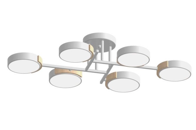 Изображение товара Люстра SEVEN FIRES Astrea светодиодная 41 см белая для 20 кв.м