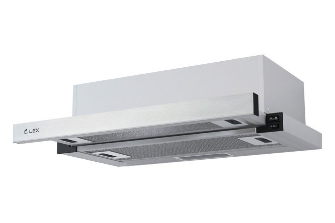 Изображение товара Вытяжка LEX Hogan 600 Inox - нержавеющая сталь, 60х16х28 см