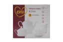 Чайный сервиз EVIO Roma 6 перс., 15 предм., Фарфор