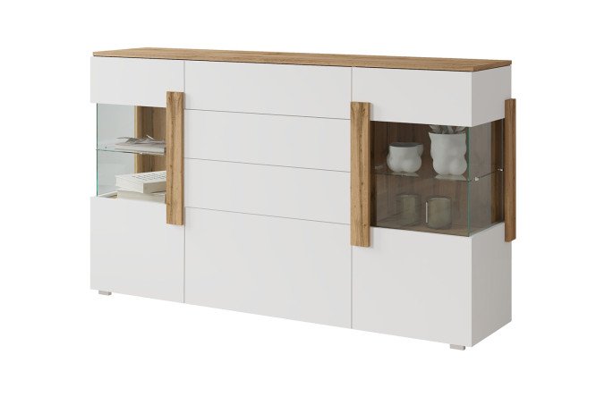 Изображение товара Комод Куба 2 двери 4 ящика стильный и практичный мебель для дома и офиса