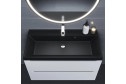 Раковина для ванной Classic Quartz 293020634 Полувстраиваемая, 100х15х45 см