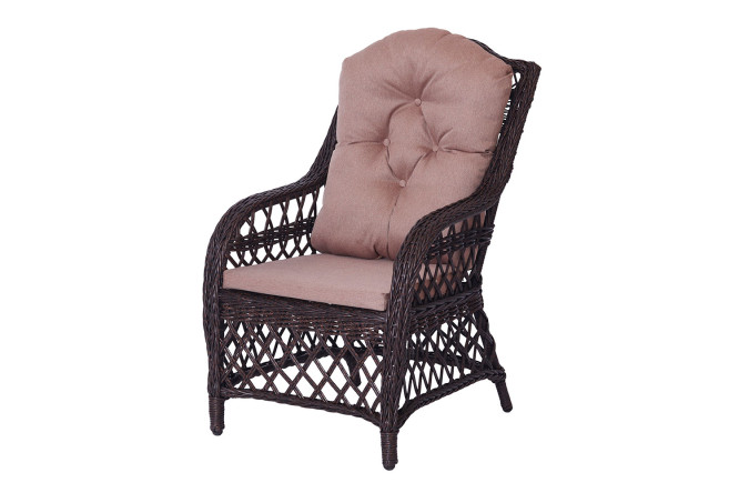 Изображение товара Кресло Beatriss 63х105х80 см, цвет мягких элементов коричневый