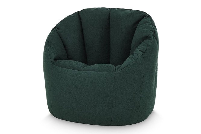 Изображение товара Кресло-пенёк Зефир зеленый велюр 80х95х80 см comfortable дизайн