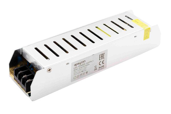 Изображение товара Блок питания APEYRON Стандарт 03-49 алюминиевый серебристый 18,5x4x3,2 см