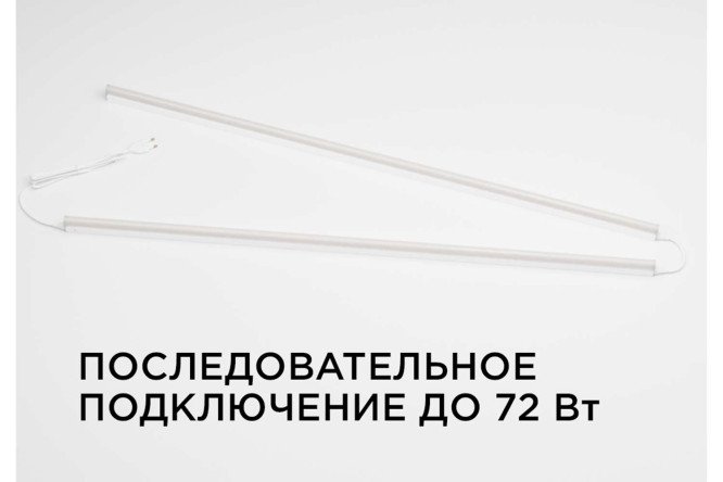 Фото 9 Светильник светодиодный APEYRON Touch 30-07, линейный, сенсор, аналог Т5, 18Вт, 230В/50Гц, 1530лм, 4000К, IP20, белый, 1172х23х35мм, поликарбонат