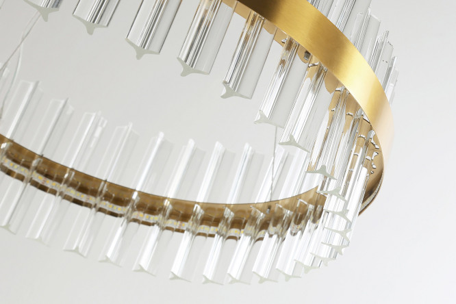 Люстра подвесная LED FAVOURITE Placerat 12.4 кв.м., 50х15х50 см, LED