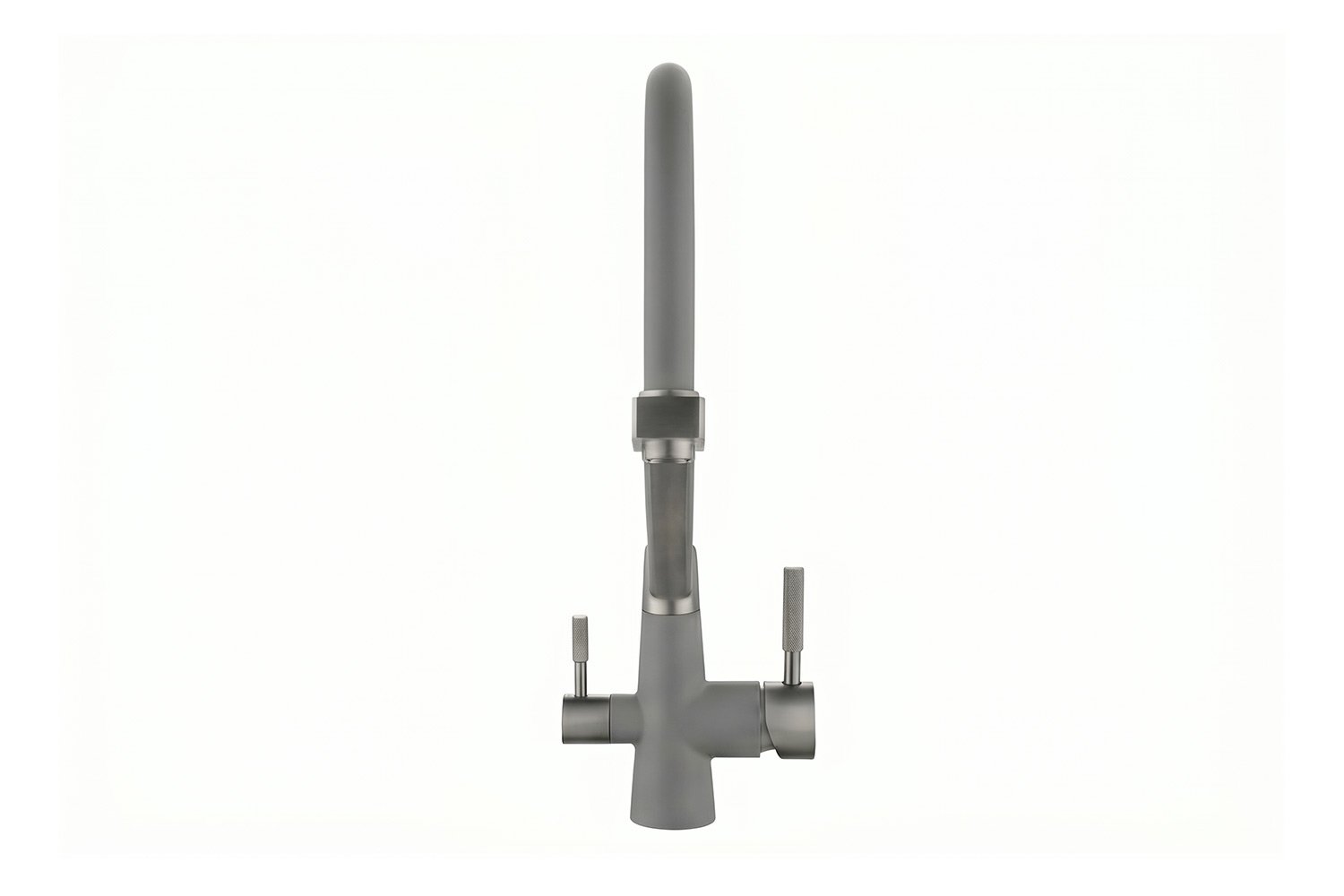 Смеситель для кухни ARGOTECH Solid 35-11 с гибким изливом и с подключением к фильтру