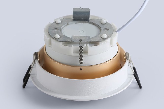 Светильник встраиваемый AMBRELLA LIGHT Техно Спот (Techno Spot) 1 кв.м, 11x3.3x11 см, GX53