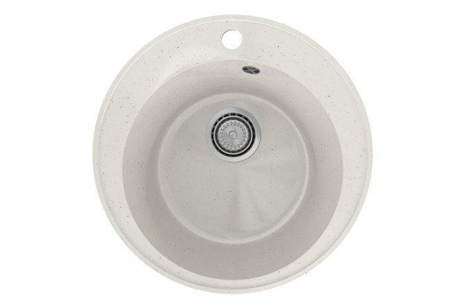 Изображение товара Врезная мойка Kitchen KT475-WH из искусственного камня 47.5 см