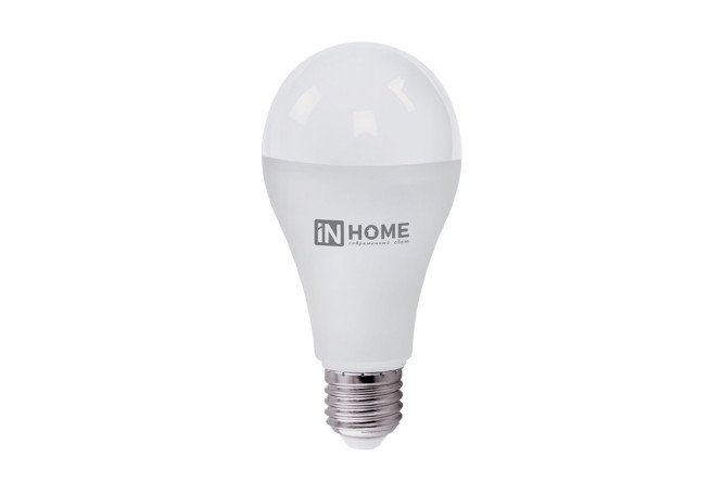 Изображение товара Лампа светодиодная IN HOME Vision care LED-A65-VC E27, 25W, Груша, 3000 К, Тёплый