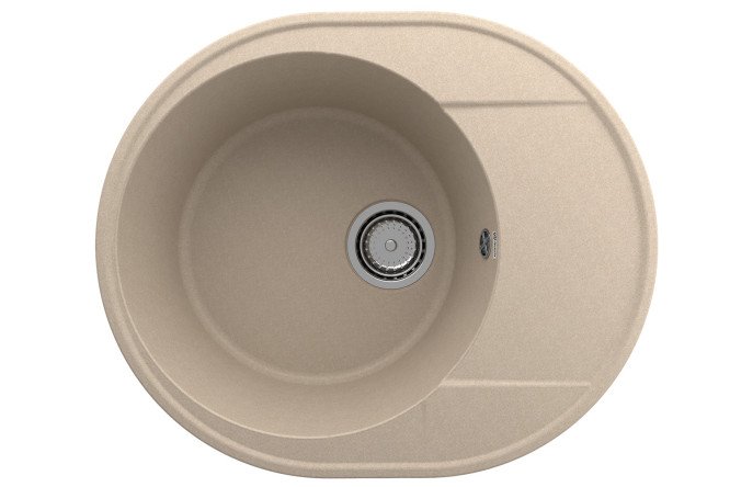 Изображение товара Мойка ULGRAN Quartz Nora 585-03 с крылом 48,5х58,5х20 см для кухни