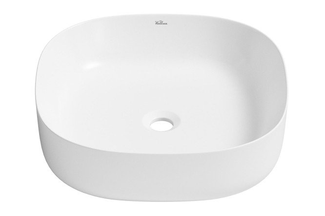 Изображение товара Накладная раковина Belle spa 3.0 45х13.5х44 см фарфор белый глянцевый