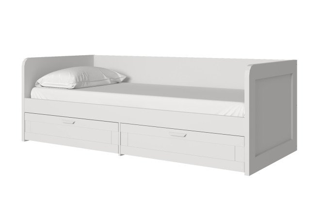 Изображение товара Кровать Скаген 90х200 см цвет белый