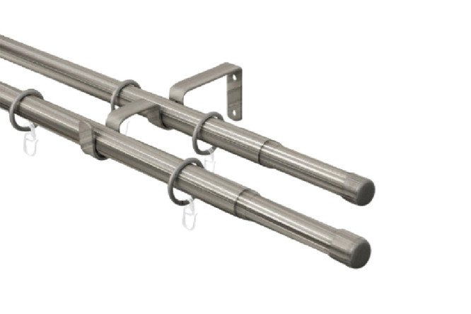 Изображение товара Карниз-телескоп двойной ARTTEX 56 587 раздвижной 160-300 см