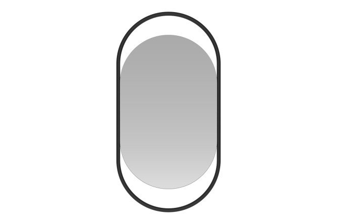 Изображение товара Зеркало в раме GENGLASS Evelix 54х104 см овальное настенное зеркало